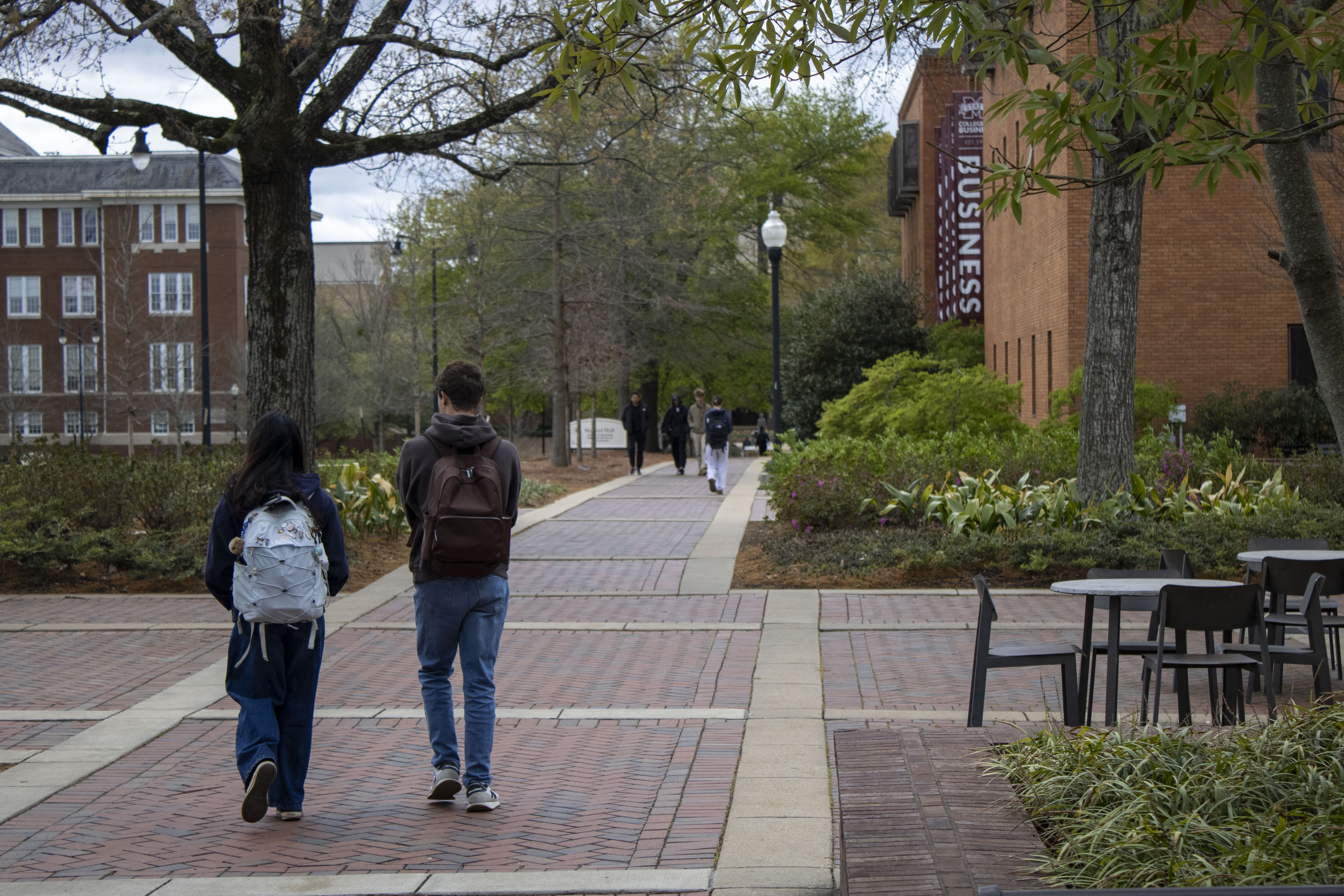 Students Walking to McCool