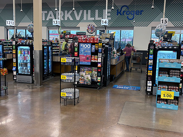 Starkville Kroger Checkout Aisles